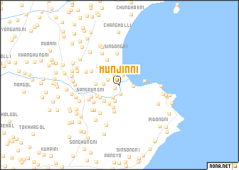 map of Munjin-ni