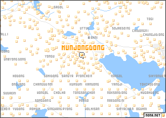 map of Munjŏng-dong
