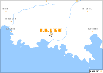 map of Munjungan