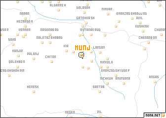 map of Mūnj