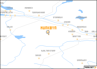 map of Munkbyn