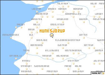 map of Munksjørup