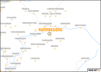 map of Munnae-dong