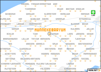 map of Munnekebaayum