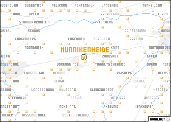 map of Munnikenheide