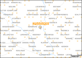 map of Munningen