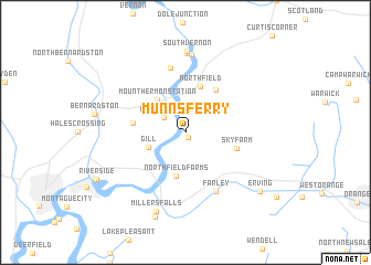 map of Munns Ferry