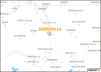 map of Munnsville