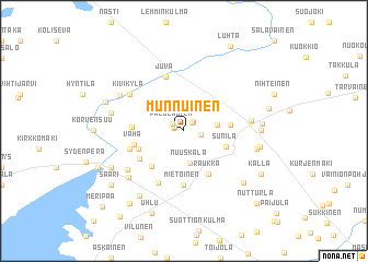 map of Munnuinen