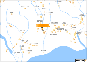 map of Munobol