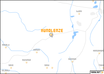 map of Munolenze