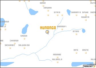map of Munongo