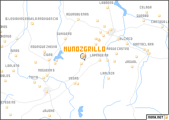 map of Munoz Grillo