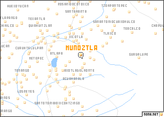 map of Muñoztla