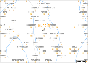 map of Munpin