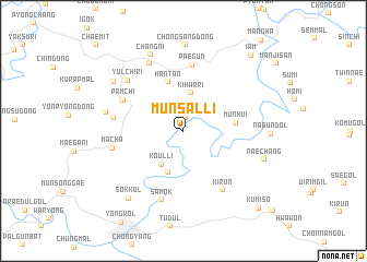 map of Munsal-li