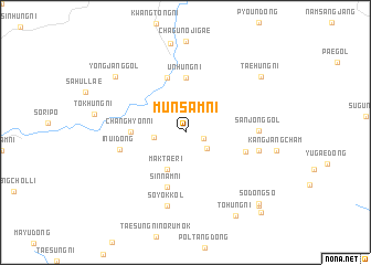 map of Munsam-ni