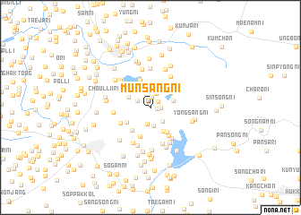 map of Munsang-ni
