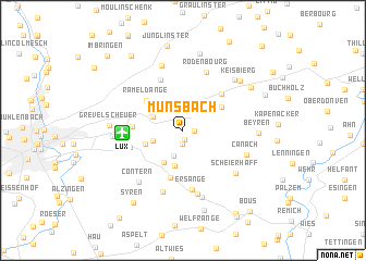 map of Münsbach