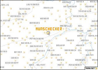 map of Münschecker