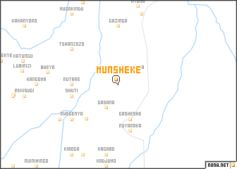 map of Munsheke
