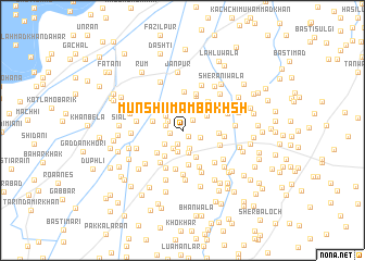 map of Munshi Imām Bakhsh