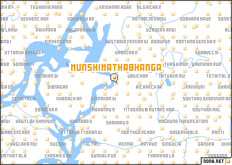 map of Munshi Māthābhānga