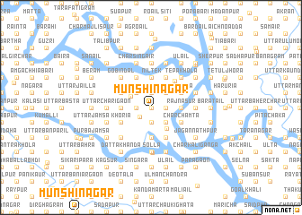 map of Munshinagar