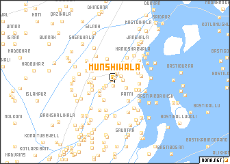 map of Munshiwāla