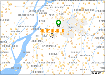 map of Munshīwāla