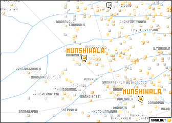 map of Munshīwāla