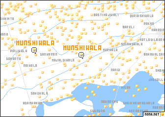 map of Munshīwāla