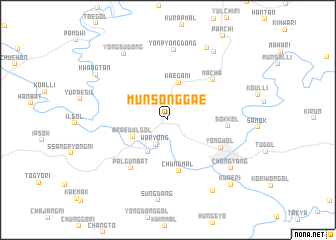 map of Munsŏnggae