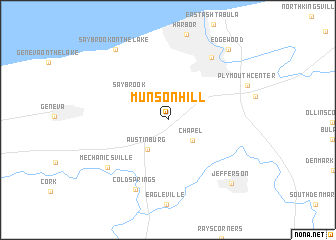 map of Munson Hill