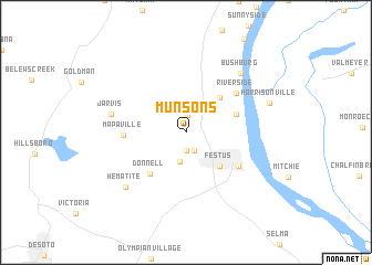 map of Munsons