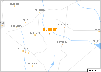 map of Munson