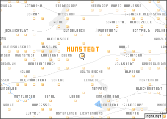 map of Münstedt