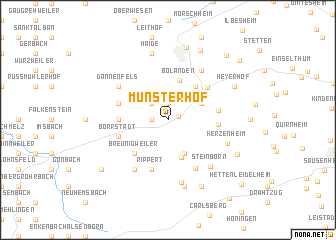 map of Münsterhof