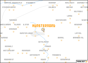 map of Munster Nord