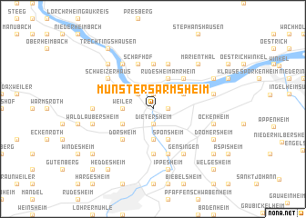 map of Münster-Sarmsheim