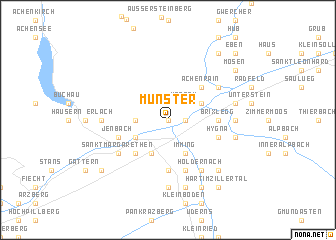 map of Münster