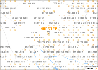 map of Münster