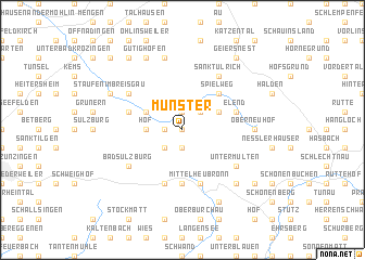 map of Münster