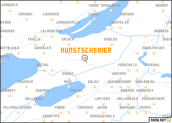 map of Münstschemier