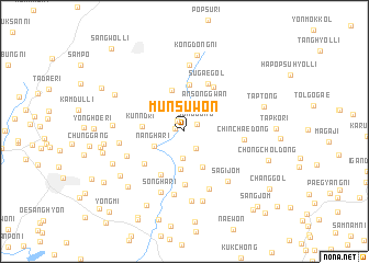 map of Munsuwŏn