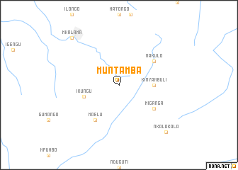 map of Muntamba