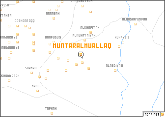 map of Munţār al Mu‘allaq