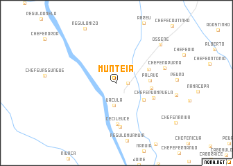 map of Munteia