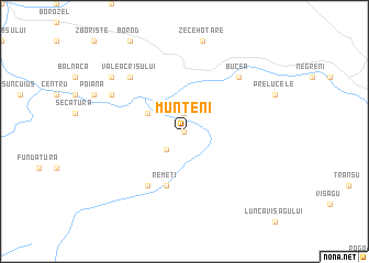 map of Munteni