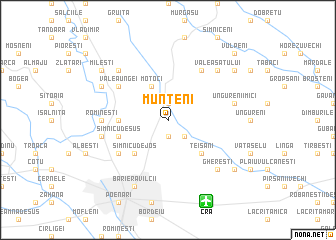 map of Munteni